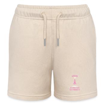 Best Female Bricklayer Employee of the Month Masonry - Kids Organic Sweat Shorts by Stanley/Stella - soft Ecru - Front