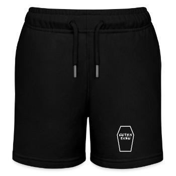 Guten Sarg Morbider Wortwitz - Kinder Organic Joggingshorts Mini Bolter von Stanley/Stella - Schwarz - Vorne