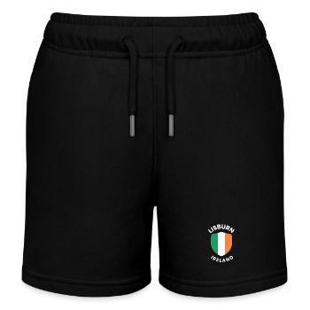 Tee du drapeau irlandais du Lisburn Shield - Short de jogging enfant bio Stanley/Stella - noir - Devant