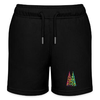 Cathédrale de Cologne, Carnaval, Carnaval, Confettis - Short de jogging enfant bio Stanley/Stella - noir - Devant