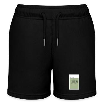 Chaos – German Style Minimal Poster Green - Kids Organic Sweat Shorts by Stanley/Stella - black - Front