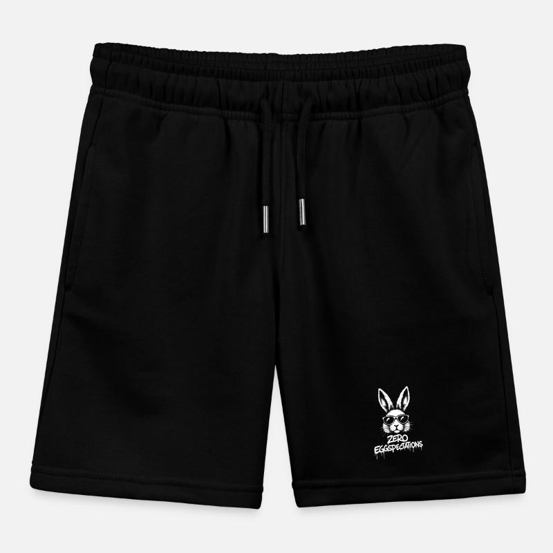 Zero Eggspectations Kids Organic Sweat Shorts by Stanley/Stella