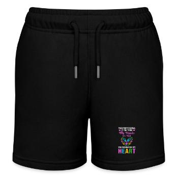 Paraeducator Lehrerassistent Paraprofessional - Kinder Organic Joggingshorts Mini Bolter von Stanley/Stella - Schwarz - Vorne