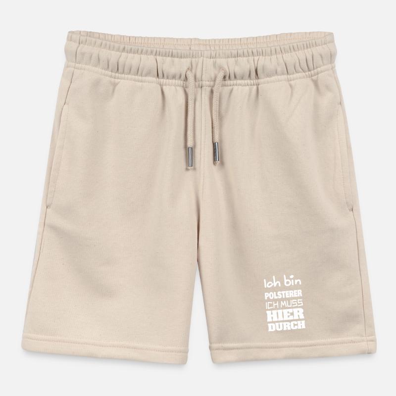 Job Upholsterer Kids Organic Sweat Shorts by Stanley/Stella