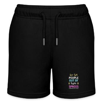 Accouchement par sage-femme - Short de jogging enfant bio Stanley/Stella - noir - Devant