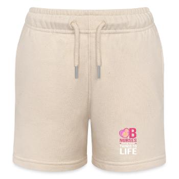 Hôpital de grossesse infirmier - Short de jogging enfant bio Stanley/Stella - écru doux - Devant