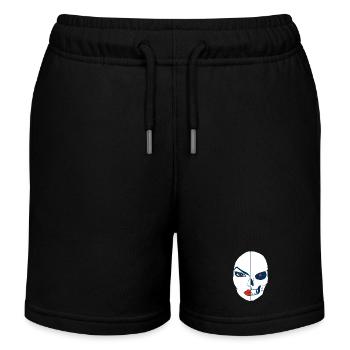 Tod und sein Gesicht - Kinder Organic Joggingshorts Mini Bolter von Stanley/Stella - Schwarz - Vorne