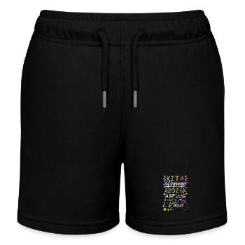 Kita Abgänger 2026 - Kinder Organic Joggingshorts Mini Bolter von Stanley/Stella - Schwarz - Vorne