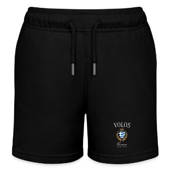 Couronne des armoiries de Volos en Grèce – Souvenir de voyage - Short de jogging enfant bio Stanley/Stella - noir - Devant