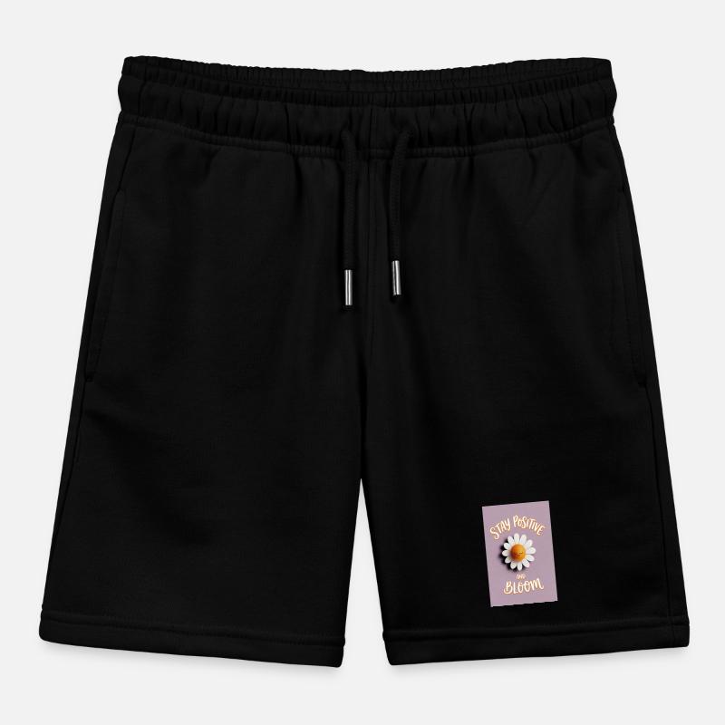 Reste positive Bloom Daisy Short de jogging enfant bio Stanley/Stella