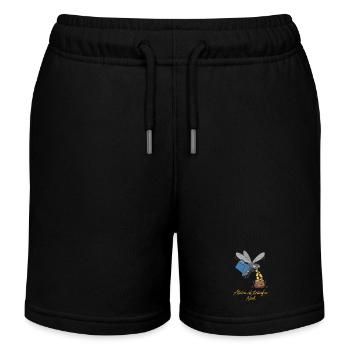 Atmen ist steuerfrei. Noch ! - Kinder Organic Joggingshorts Mini Bolter von Stanley/Stella - Schwarz - Vorne