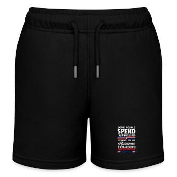 Drapeau de la République dominicaine Dom Rep Pride - Short de jogging enfant bio Stanley/Stella - noir - Devant