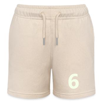 6- - Kids Organic Sweat Shorts by Stanley/Stella - soft Ecru - Front