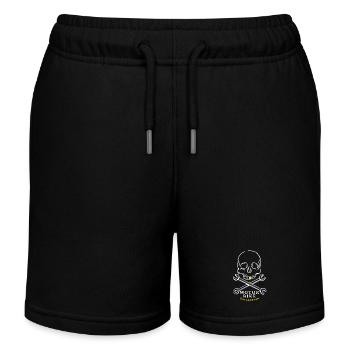 Schädel & Schrauben Motorrad Kollektion - Kinder Organic Joggingshorts Mini Bolter von Stanley/Stella - Schwarz - Vorne