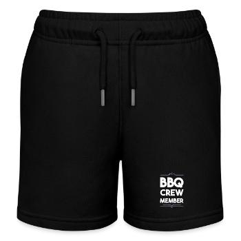 Bbq Crew - Kinder Organic Joggingshorts Mini Bolter von Stanley/Stella - Schwarz - Vorne