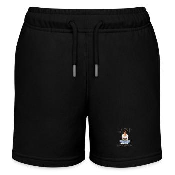 Books Book Love Reading - Kids Organic Sweat Shorts by Stanley/Stella - black - Front