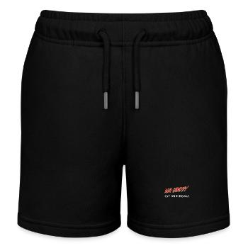 Na und?! Ist mir egal! - Kinder Organic Joggingshorts Mini Bolter von Stanley/Stella - Schwarz - Vorne