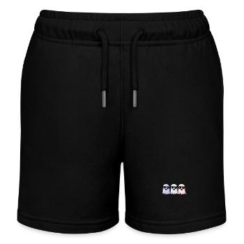 Geister Halloween - Kinder Organic Joggingshorts Mini Bolter von Stanley/Stella - Schwarz - Vorne