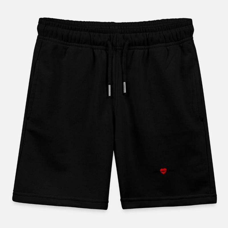 Bachelorette Team Heart Kids Organic Sweat Shorts by Stanley/Stella