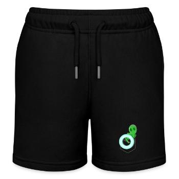 LICHT IN DER TASCHE - Kinder Organic Joggingshorts Mini Bolter von Stanley/Stella - Schwarz - Vorne