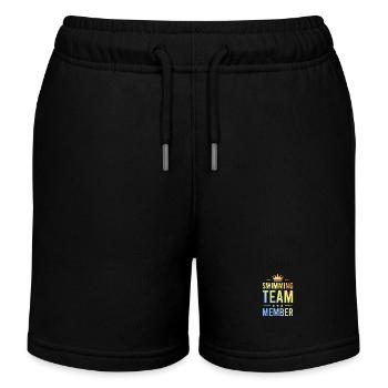 Swimming Team Bunt - Kinder Organic Joggingshorts Mini Bolter von Stanley/Stella - Schwarz - Vorne