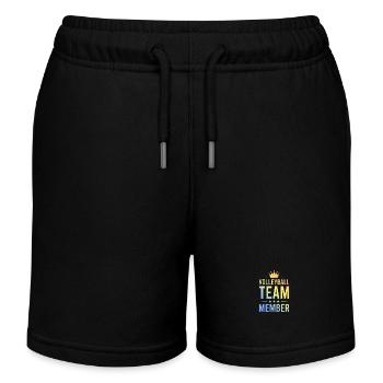 Volleyball Team Bunt - Kinder Organic Joggingshorts Mini Bolter von Stanley/Stella - Schwarz - Vorne