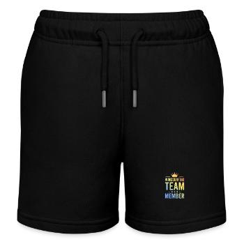 Windsurfing Team Bunt - Kinder Organic Joggingshorts Mini Bolter von Stanley/Stella - Schwarz - Vorne