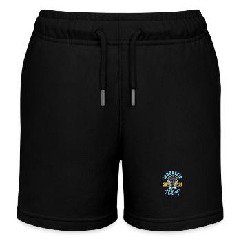 Indonesia 2024 Skelett - Kinder Organic Joggingshorts Mini Bolter von Stanley/Stella - Schwarz - Vorne