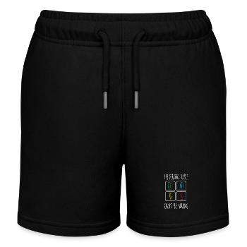 Tableau périodique - Short de jogging enfant bio Stanley/Stella - noir - Devant