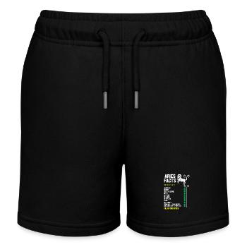 Sternzeichen Widder - Kinder Organic Joggingshorts Mini Bolter von Stanley/Stella - Schwarz - Vorne