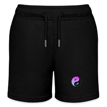 tauchen diving scuba diver - Kinder Organic Joggingshorts Mini Bolter von Stanley/Stella - Schwarz - Vorne