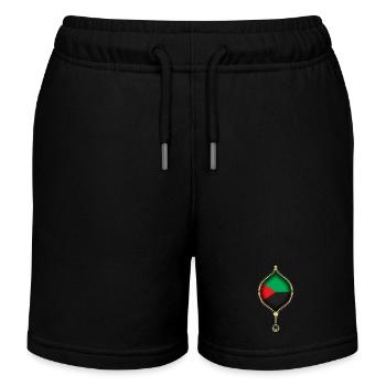 MARTINIQUE | FLAGGE | URBANE KUNSTSTOFFE - Kinder Organic Joggingshorts Mini Bolter von Stanley/Stella - Schwarz - Vorne
