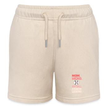 Mama Hero Softball Coach Legende Lustige Softball Mama - Kinder Organic Joggingshorts Mini Bolter von Stanley/Stella - Natur - Vorne