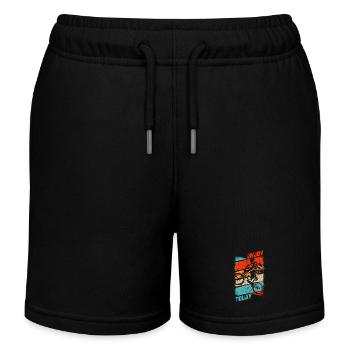 BMX - Carpe Diem - cycling - MTB - Kids Organic Sweat Shorts by Stanley/Stella - black - Front
