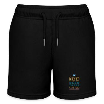 Côte écossaise NC 500 - Short de jogging enfant bio Stanley/Stella - noir - Devant
