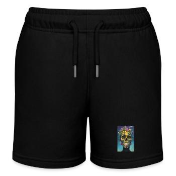 Beau crâne fantastique - Short de jogging enfant bio Stanley/Stella - noir - Devant