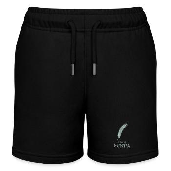 Child of Demetra – Percy Jackson inspired design - Kids Organic Sweat Shorts by Stanley/Stella - black - Front