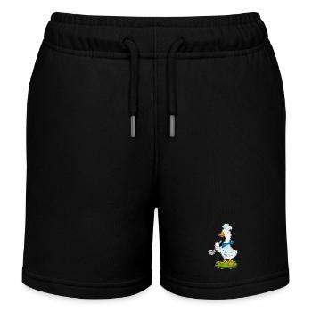 Cuisson du canard Cuillère à cuillère - Short de jogging enfant bio Stanley/Stella - noir - Devant