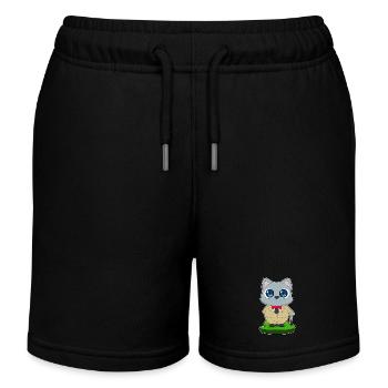 Canne de marche pour pensionnaires chats - Short de jogging enfant bio Stanley/Stella - noir - Devant