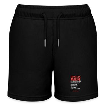 Mother's Quotes (Dark) - Kids Organic Sweat Shorts by Stanley/Stella - black - Front