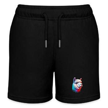 Alpaga - Short de jogging enfant bio Stanley/Stella - noir - Devant
