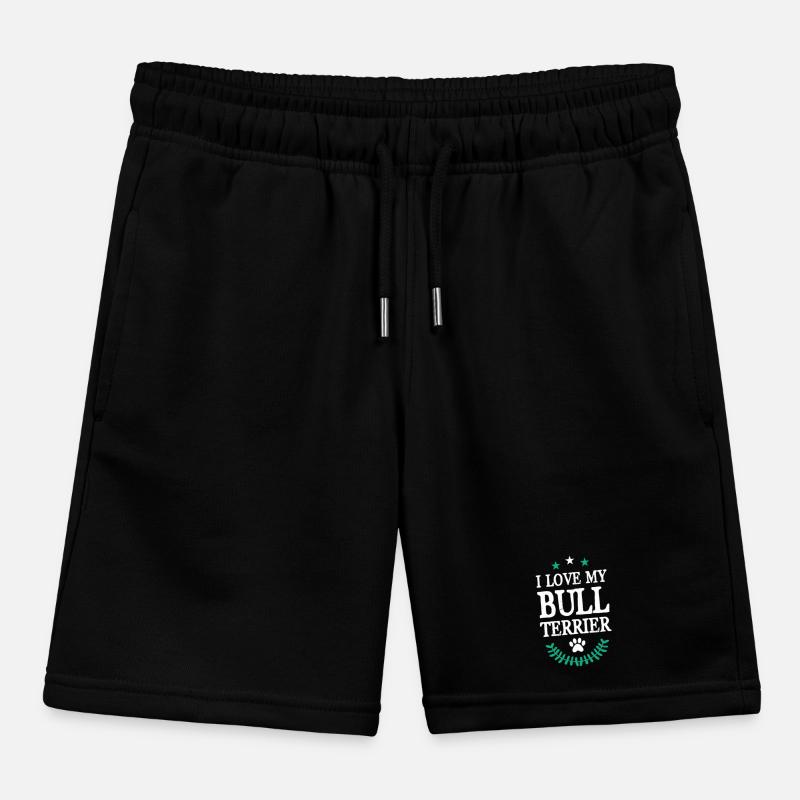 Bull Terrier Kids Organic Sweat Shorts by Stanley/Stella