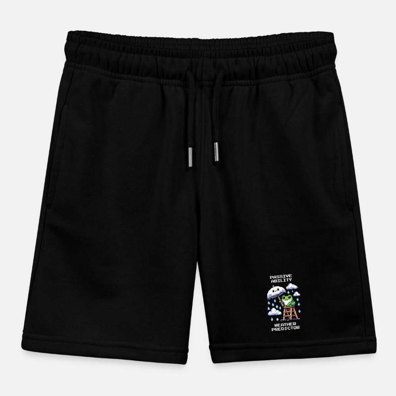 Passive Ability: Weather Oracle | Weatherman Kids Organic Sweat Shorts by Stanley/Stella