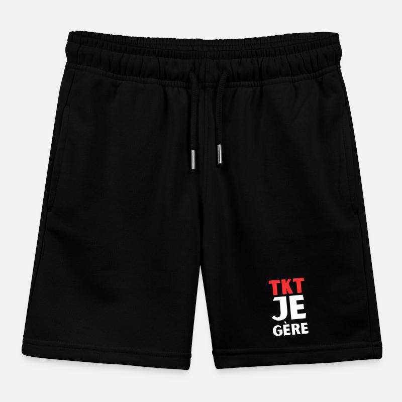 TKT I Handle Funny and Confident Tee Shirt Kids Organic Sweat Shorts by Stanley/Stella