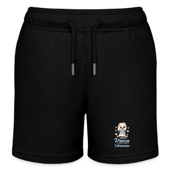 Kleines Häschen wird Tierärztin - Kinder Organic Joggingshorts Mini Bolter von Stanley/Stella - Schwarz - Vorne