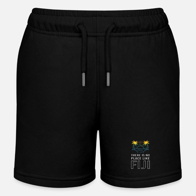 Fidji - Short de jogging enfant bio Stanley/Stella - noir
