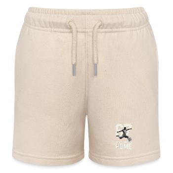 67 – Soccer - Kids Organic Sweat Shorts by Stanley/Stella - soft Ecru - Front