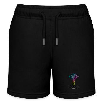 Expert en Cryptographie et Sécurité 256 bits - Short de jogging enfant bio Stanley/Stella - noir - Devant