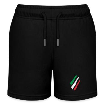 Drapeau italien - Short de jogging enfant bio Stanley/Stella - noir - Devant