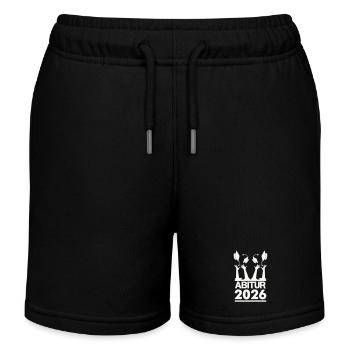 Abitur 2026 Abschlussfeier Motiv - Kinder Organic Joggingshorts Mini Bolter von Stanley/Stella - Schwarz - Vorne